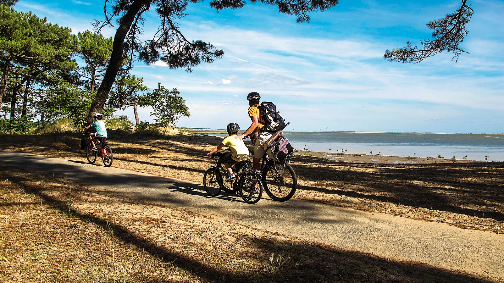 Balade à vélo en famille à La Palmyre