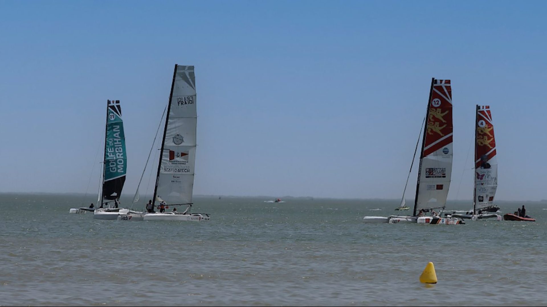 Royan ville-étape de de courses à la voile