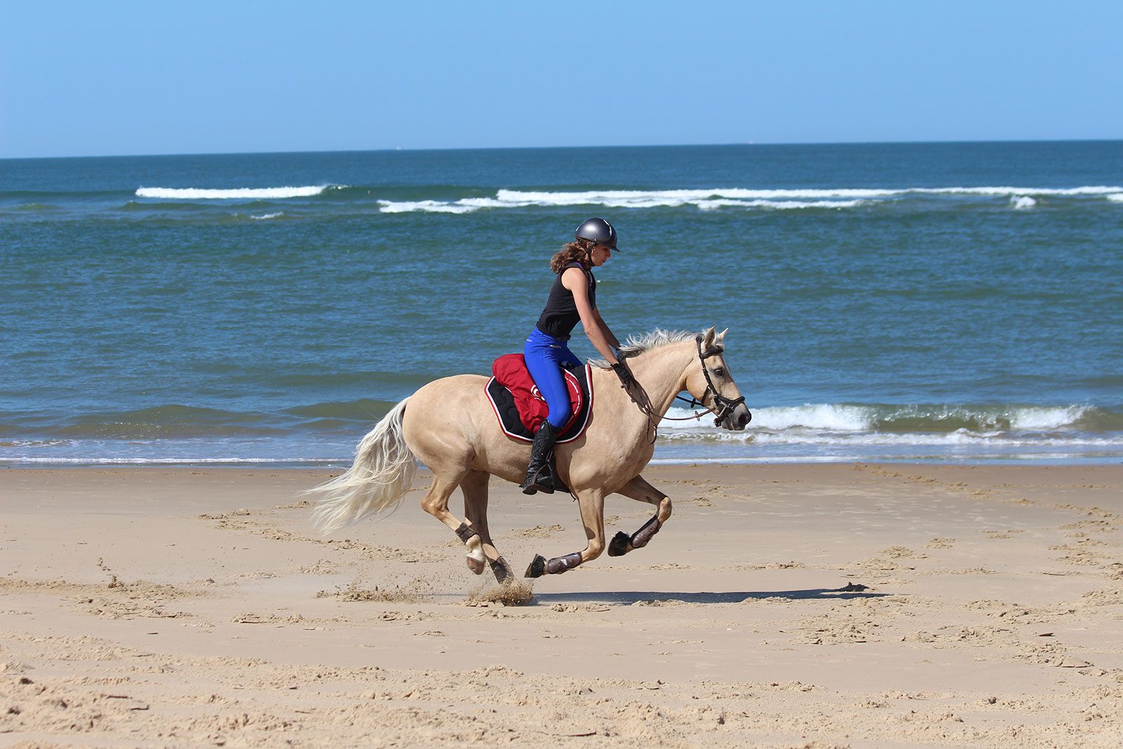 Balade à cheval plage