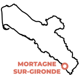 Localisation Mortagne-sur-Gironde