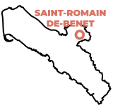 Localisation Saint-Romain-de-Benet