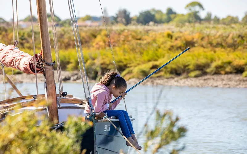 Activités Famille Plus, pêche en famille sur la Seudre