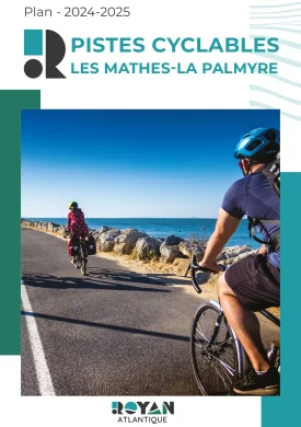 Plan des pistes cyclables Les Mathes-La Palmyre 2024
